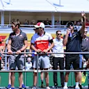 Drivers parade at Formula One World Championship, Rd12, Hungarian Grand Prix, Race, Hungaroring, Hungary, Sunday 29 July 2018. © Mark Sutton/Sutton Images