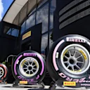 Pirelli tyres at Formula One World Championship, Rd12, Hungarian Grand Prix, Preparations, Hungaroring, Hungary, Thursday 26 July 2018. © Mark Sutton/Sutton Images