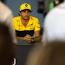 Carlos Sainz jr (ESP) Renault Sport F1 Team in the Press Conference at Formula One World Championship, Rd12, Hungarian Grand Prix, Preparations, Hungaroring, Hungary, Thursday 26 July 2018. © Manuel Goria/Sutton Images