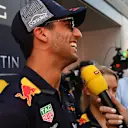 Daniel Ricciardo (AUS) Red Bull Racing talks with the media at Formula One World Championship, Rd12, Hungarian Grand Prix, Preparations, Hungaroring, Hungary, Thursday 26 July 2018. © Mark Sutton/Sutton Images