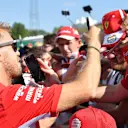 Sebastian Vettel (GER) Ferrari signs autographs for the fans at Formula One World Championship, Rd12, Hungarian Grand Prix, Preparations, Hungaroring, Hungary, Thursday 26 July 2018. © Jerry Andre/Sutton Images
