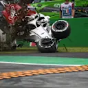 Marcus Ericsson, Alfa Romeo Sauber C37 suffered a big crash in FP2 at Formula One World Championship, Rd14, Italian Grand Prix, Practice, Monza, Italy, Friday 31 August 2018. © Hasan Bratac/Sutton Images