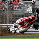 Marcus Ericsson, Alfa Romeo Sauber C37 suffered a big crash in FP2 at Formula One World Championship, Rd14, Italian Grand Prix, Practice, Monza, Italy, Friday 31 August 2018. © Hasan Bratac/Sutton Images