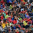Fans in the rain at Formula One World Championship, Rd14, Italian Grand Prix, Practice, Monza, Italy, Friday 31 August 2018. © Jerry Andre/Sutton Images
