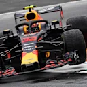Max Verstappen, Red Bull Racing RB14 jumps over the kerb at Formula One World Championship, Rd14, Italian Grand Prix, Practice, Monza, Italy, Friday 31 August 2018. © Jerry Andre/Sutton Images