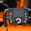 McLaren MCL33 steering wheel at Formula One World Championship, Rd14, Italian Grand Prix, Practice, Monza, Italy, Friday 31 August 2018. © Mark Sutton/Sutton Images