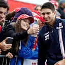 Esteban Ocon, Racing Point Force India F1 Team fans selfie at Formula One World Championship, Rd14, Italian Grand Prix, Qualifying, Monza, Italy, Saturday 1 September 2018. © Manuel Goria/Sutton Images