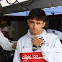 Charles Leclerc, Alfa Romeo Sauber F1 Team at Formula One World Championship, Rd14, Italian Grand Prix, Qualifying, Monza, Italy, Saturday 1 September 2018. © Mark Sutton/Sutton Images