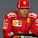 Kimi Raikkonen, Ferrari in the Press Conference at Formula One World Championship, Rd14, Italian Grand Prix, Qualifying, Monza, Italy, Saturday 1 September 2018. © Manuel Goria/Sutton Images