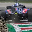 Brendon Hartley, Scuderia Toro Rosso STR13 kicks up the gravel at Formula One World Championship, Rd14, Italian Grand Prix, Qualifying, Monza, Italy, Saturday 1 September 2018. © Jerry Andre/Sutton Images