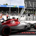 Charles Leclerc, Alfa Romeo Sauber C37 at Formula One World Championship, Rd14, Italian Grand Prix, Qualifying, Monza, Italy, Saturday 1 September 2018. © Mark Sutton/Sutton Images