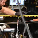 Rear wing of Nico Hulkenberg, Renault Sport F1 Team R.S. 18 with DRS stuck open at Formula One World Championship, Rd14, Italian Grand Prix, Qualifying, Monza, Italy, Saturday 1 September 2018. © Mark Sutton/Sutton Images