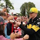 Nico Hulkenberg, Renault Sport F1 Team R.S. 18 signs autographs for the fans at Formula One World Championship, Rd14, Italian Grand Prix, Race, Monza, Italy, Sunday 2 September 2018. © Jerry Andre/Sutton Images