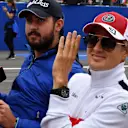 Marcus Ericsson, Alfa Romeo Sauber F1 Team on the drivers parade at Formula One World Championship, Rd14, Italian Grand Prix, Race, Monza, Italy, Sunday 2 September 2018. © Mark Sutton/Sutton Images