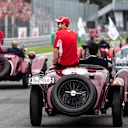 Sebastian Vettel, Ferrari on the drivers parade at Formula One World Championship, Rd14, Italian Grand Prix, Race, Monza, Italy, Sunday 2 September 2018. © Manuel Goria/Sutton Images