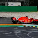 Sebastian Vettel, Ferrari SF71H spins with damage on lap one at Formula One World Championship, Rd14, Italian Grand Prix, Race, Monza, Italy, Sunday 2 September 2018. © Manuel Goria/Sutton Images