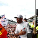 Race winner Lewis Hamilton, Mercedes AMG F1 celebrates with the fans at Formula One World Championship, Rd14, Italian Grand Prix, Race, Monza, Italy, Sunday 2 September 2018. © Manuel Goria/Sutton Images
