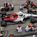 Charles Leclerc, Alfa Romeo Sauber C37 pit stop at Formula One World Championship, Rd17, Japanese Grand Prix, Practice, Suzuka, Japan, Friday 5 October 2018.