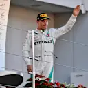 Valtteri Bottas, Mercedes AMG F1 celebrates on the podium at Formula One World Championship, Rd17, Japanese Grand Prix, Race, Suzuka, Japan, Sunday 7 October 2018.
