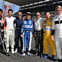 (L to R): Jean Alesi, Kazuki Nakajima, Aguri Suzuki, Takuma Sato, Satoru Nakajima and Mika Hakkinen at Legends F1 30th Anniversary Lap Demonstration at Formula One World Championship, Rd17, Japanese Grand Prix, Race, Suzuka, Japan, Sunday 7 October 2018.