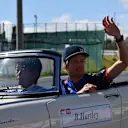 Brendon Hartley, Scuderia Toro Rosso on the drivers parade at Formula One World Championship, Rd17, Japanese Grand Prix, Race, Suzuka, Japan, Sunday 7 October 2018.