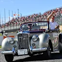 Stoffel Vandoorne, McLaren on the drivers parade at Formula One World Championship, Rd17, Japanese Grand Prix, Race, Suzuka, Japan, Sunday 7 October 2018.