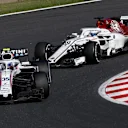 Sergey Sirotkin, Williams FW41 and Marcus Ericsson, Alfa Romeo Sauber C37 at Formula One World Championship, Rd17, Japanese Grand Prix, Race, Suzuka, Japan, Sunday 7 October 2018.