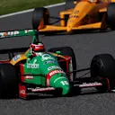 Aguri Suzuki, Benetton B188 at Legends F1 30th Anniversary Lap Demonstration at Formula One World Championship, Rd17, Japanese Grand Prix, Race, Suzuka, Japan, Sunday 7 October 2018.