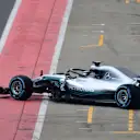 Valtteri Bottas (FIN) Mercedes-AMG F1 W09 EQ Power+ at Mercedes-AMG F1 W09 EQ Power+ Launch and First Run, Silverstone, England, 22 February 2018. © Simon Galloway/Sutton Images