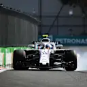 Sergey Sirotkin, Williams FW41 locks up in FP2 at Formula One World Championship, Rd19, Mexican Grand Prix, Practice, Circuit Hermanos Rodriguez, Mexico City, Mexico, Friday 26 October 2018.