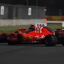 Kimi Raikkonen, Ferrari SF71H spins at Formula One World Championship, Rd19, Mexican Grand Prix, Practice, Circuit Hermanos Rodriguez, Mexico City, Mexico, Friday 26 October 2018.