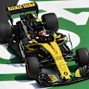 Carlos Sainz, Renault Sport F1 Team R.S. 18 runs wide at Formula One World Championship, Rd19, Mexican Grand Prix, Practice, Circuit Hermanos Rodriguez, Mexico City, Mexico, Friday 26 October 2018.