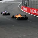 Fernando Alonso, McLaren MCL33 and Pierre Gasly, Scuderia Toro Rosso STR13 at Formula One World Championship, Rd19, Mexican Grand Prix, Qualifying, Circuit Hermanos Rodriguez, Mexico City, Mexico, Saturday 27 October 2018.