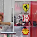 Sebastian Vettel, Ferrari and Maurizio Arrivabene, Ferrari Team Principal at Formula One World Championship, Rd19, Mexican Grand Prix, Qualifying, Circuit Hermanos Rodriguez, Mexico City, Mexico, Saturday 27 October 2018.
