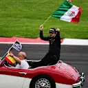 Fernando Alonso, McLaren on the drivers parade at Formula One World Championship, Rd19, Mexican Grand Prix, Race, Circuit Hermanos Rodriguez, Mexico City, Mexico, Sunday 28 October 2018.