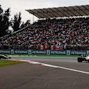 Lance Stroll, Williams FW41 leads Kevin Magnussen, Haas F1 Team VF-18 at Formula One World Championship, Rd19, Mexican Grand Prix, Race, Circuit Hermanos Rodriguez, Mexico City, Mexico, Sunday 28 October 2018.