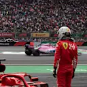 Sebastian Vettel, Ferrari in Parc Ferme at Formula One World Championship, Rd19, Mexican Grand Prix, Race, Circuit Hermanos Rodriguez, Mexico City, Mexico, Sunday 28 October 2018.