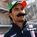 SPOILER ALERT: This is not a real moustache. But oh boy, we really wish Sergio Perez would give it a go for real...