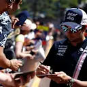 Sergio Perez (MEX) Force India signs autographs for the fans at Formula One World Championship, Rd6, Monaco Grand Prix Friday, Monte-Carlo, Monaco, 25 May 2018. © Manuel Goria/Sutton Images