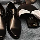 Shoes at Amber Lounge Fasion Show, Le Meridien Beach Plaza Hotel, Monaco, Friday 25 May 2018. © Mark Sutton/Sutton Images