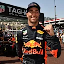 Pole sitter Daniel Ricciardo (AUS) Red Bull Racing celebrates in parc ferme at Formula One World Championship, Rd6, Monaco Grand Prix, Qualifying, Monte-Carlo, Monaco, Saturday 26 May 2018. © Mark Sutton/Sutton Images