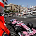 Sergio Perez (MEX) Force India VJM11 at Formula One World Championship, Rd6, Monaco Grand Prix, Qualifying, Monte-Carlo, Monaco, Saturday 26 May 2018. © Manuel Goria/Sutton Images