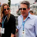 Hugh Grant (GBR) and wife Anna Eberstein, at Formula One World Championship, Rd6, Monaco Grand Prix, Race, Monte-Carlo, Monaco, Sunday 27 May 2018. © Zak Mauger/LAT/Sutton Images