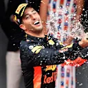Race winner Daniel Ricciardo (AUS) Red Bull Racing celebrates on the podium with the champagne at Formula One World Championship, Rd6, Monaco Grand Prix, Race, Monte-Carlo, Monaco, Sunday 27 May 2018. © Mark Sutton/Sutton Images