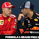 Sebastian Vettel (GER) Ferrari and Daniel Ricciardo (AUS) Red Bull Racing in the Press Conference at Formula One World Championship, Rd6, Monaco Grand Prix, Race, Monte-Carlo, Monaco, Sunday 27 May 2018. © Manuel Goria/Sutton Images