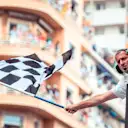 Chequered flag is waved at Formula One World Championship, Rd6, Monaco Grand Prix, Race, Monte-Carlo, Monaco, Sunday 27 May 2018. © Manuel Goria/Sutton Images