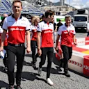 Charles Leclerc (MON) Alfa Romeo Sauber F1 Team walks the track at Formula One World Championship, Rd6, Monaco Grand Prix, Preparations, Monte-Carlo, Monaco, Wednesday 23 May 2018. © Mark Sutton/Sutton Images