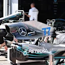 Mercedes-AMG F1 W09 EQ Power+ bodywork at Formula One World Championship, Rd6, Monaco Grand Prix, Preparations, Monte-Carlo, Monaco, Wednesday 23 May 2018. © Mark Sutton/Sutton Images