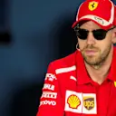 Sebastian Vettel (GER) Ferrari in the Press Conference at Formula One World Championship, Rd6, Monaco Grand Prix, Preparations, Monte-Carlo, Monaco, Wednesday 23 May 2018. © Manuel Goria/Sutton Images