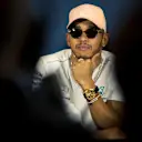 Lewis Hamilton (GBR) Mercedes-AMG F1 in the Press Conference at Formula One World Championship, Rd6, Monaco Grand Prix, Preparations, Monte-Carlo, Monaco, Wednesday 23 May 2018. © Manuel Goria/Sutton Images